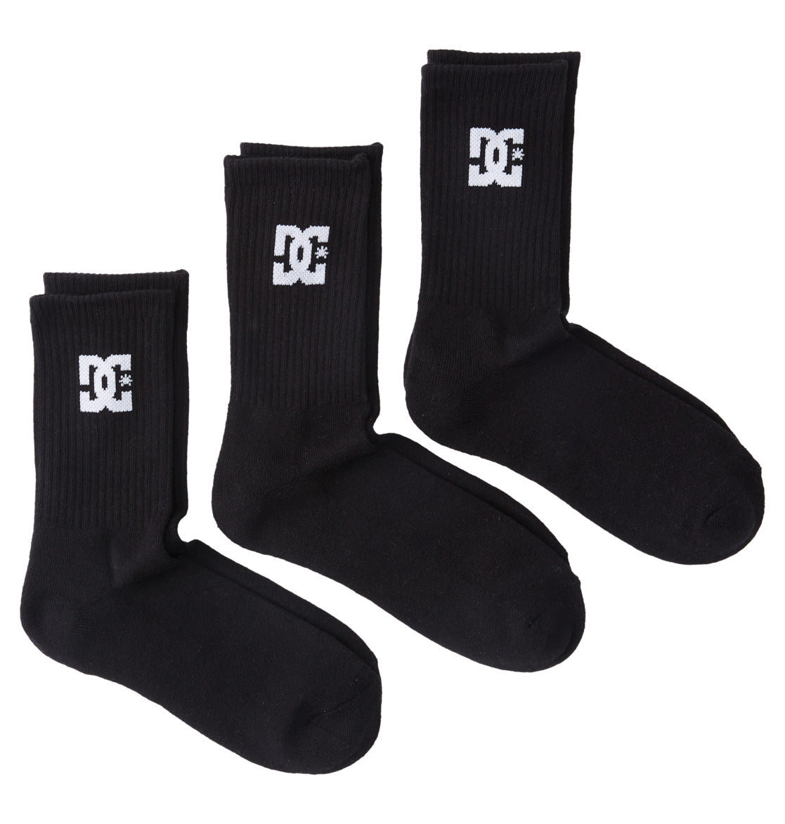 Mens DC 3 Pack Crew Socks - DC Shoes Malaysia