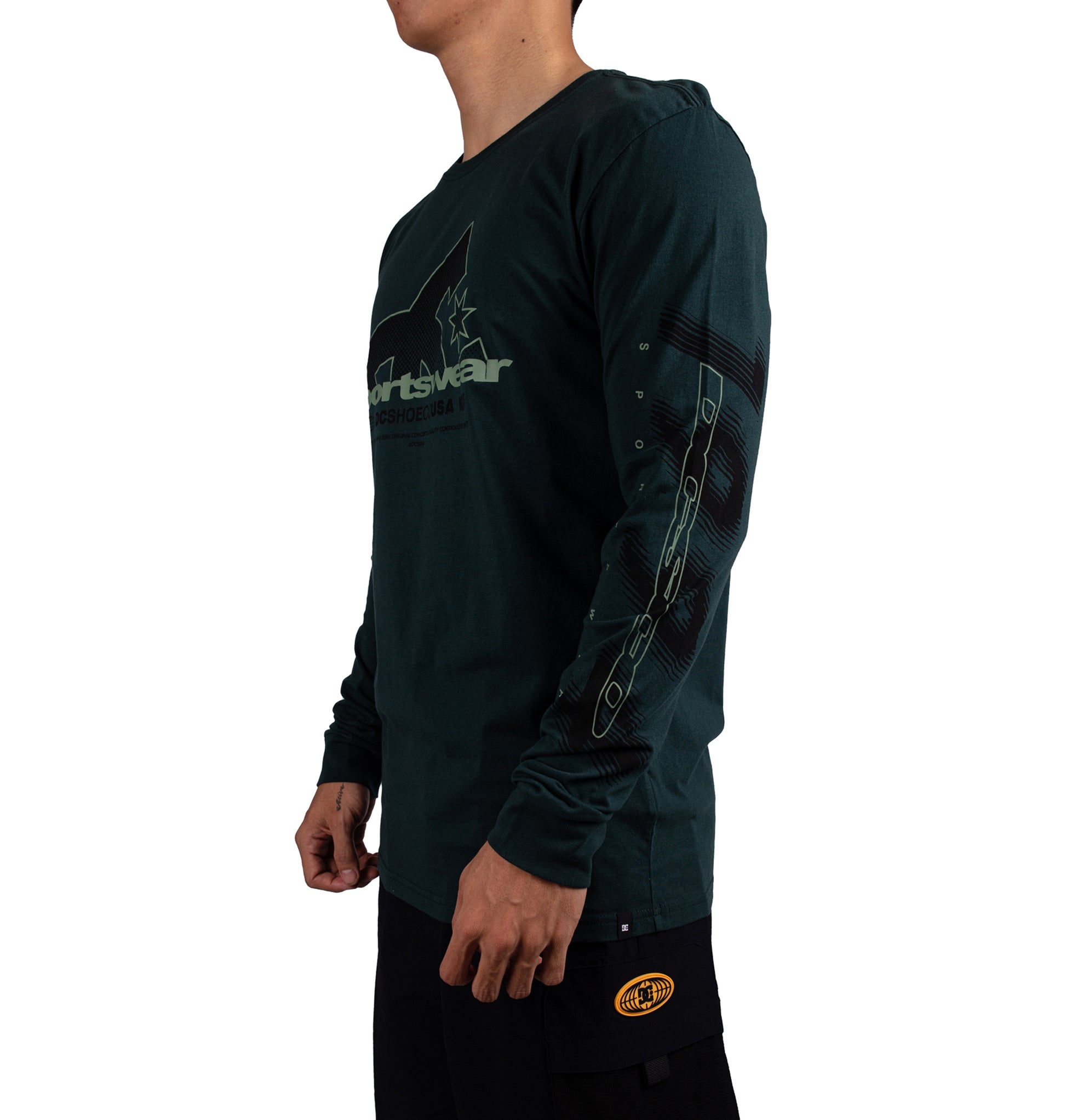 Mens Combative Long Sleeve T-Shirt - DC Shoes Malaysia