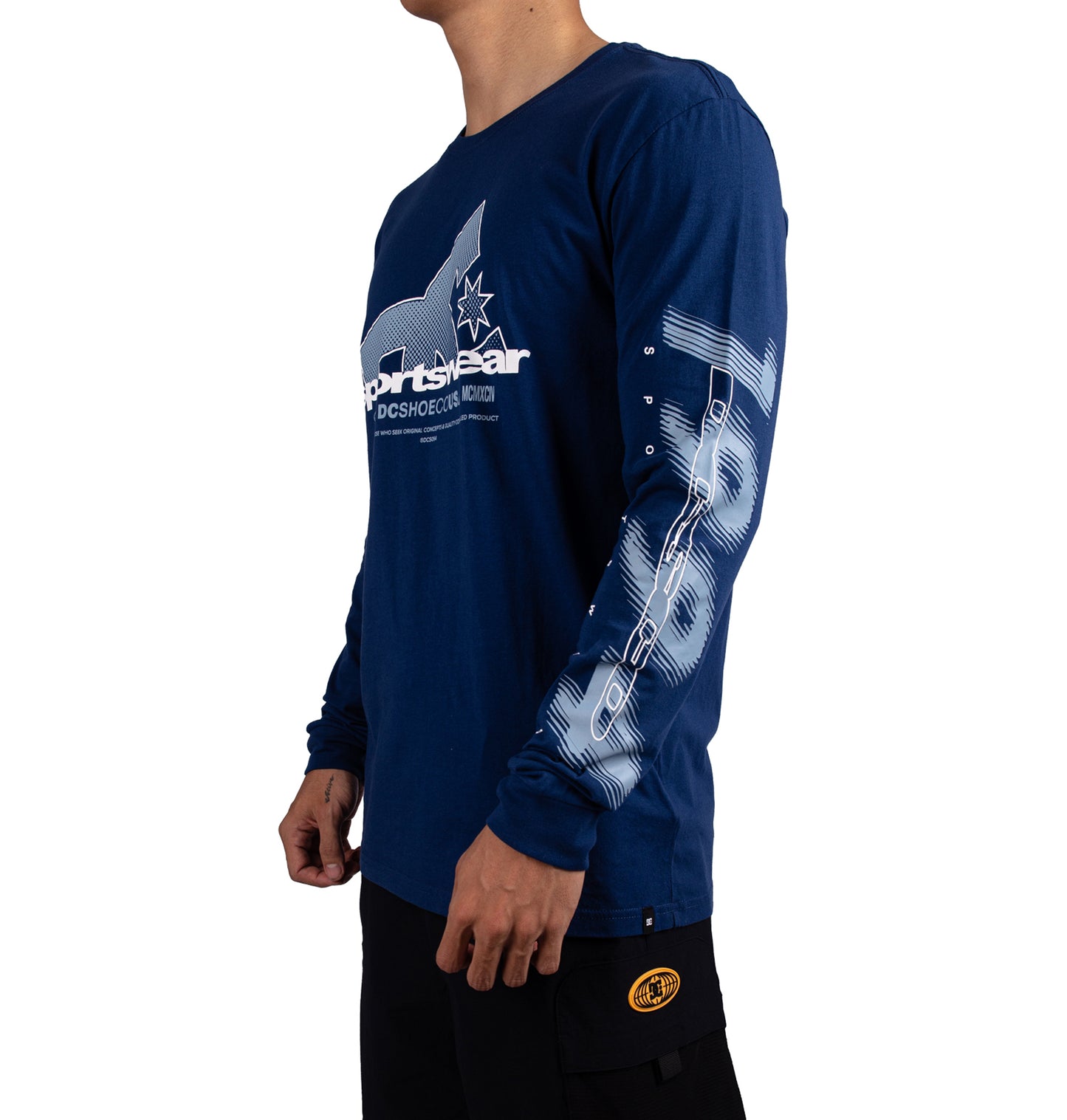 Mens Combative Long Sleeve T-Shirt - DC Shoes Malaysia
