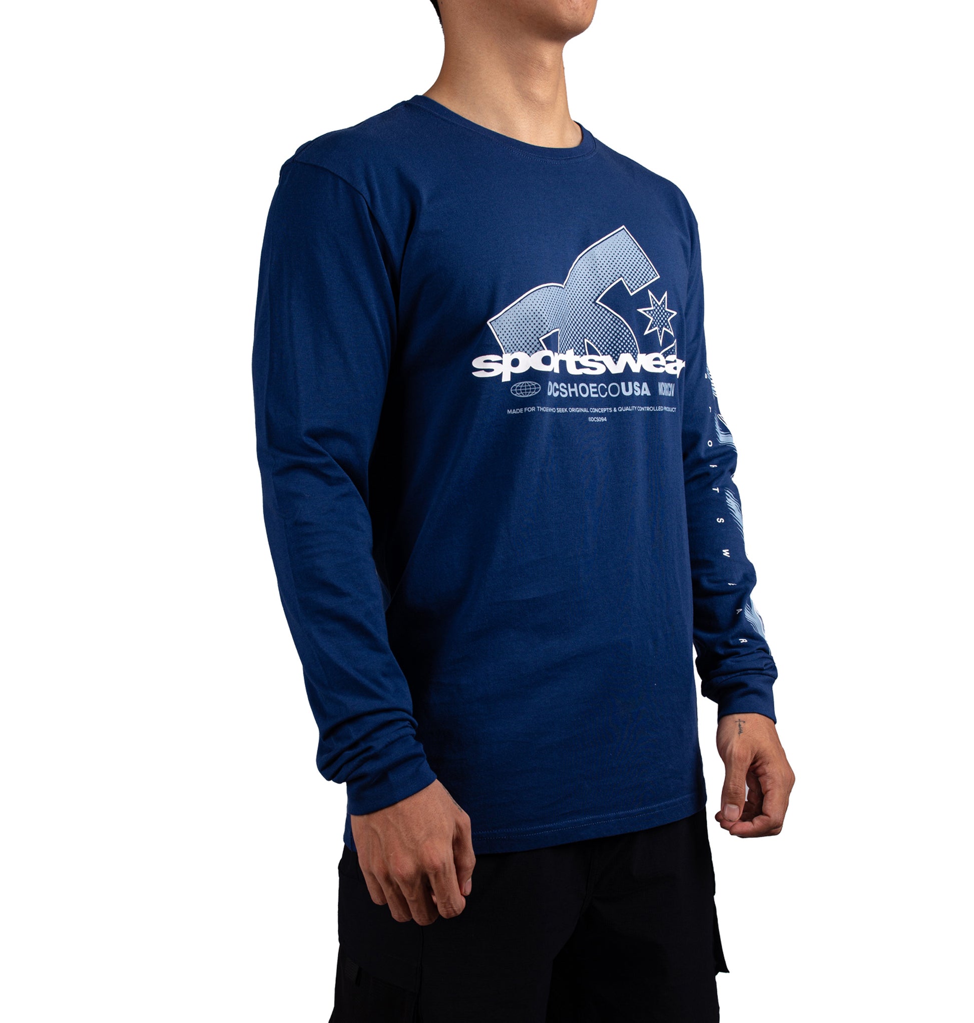 Mens Combative Long Sleeve T-Shirt - DC Shoes Malaysia